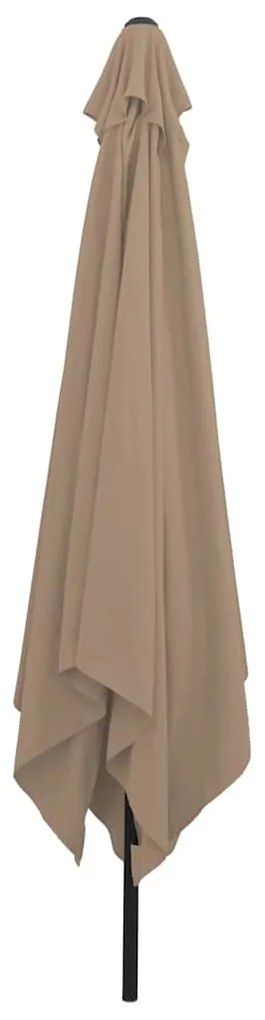 Guarda-sol Quadrado 295 x 245 cm Taupe