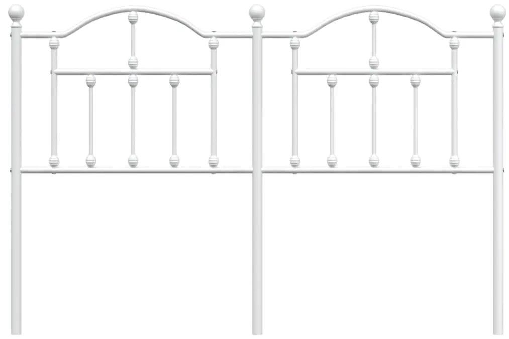 Cabeceira de cama 150 cm metal branco