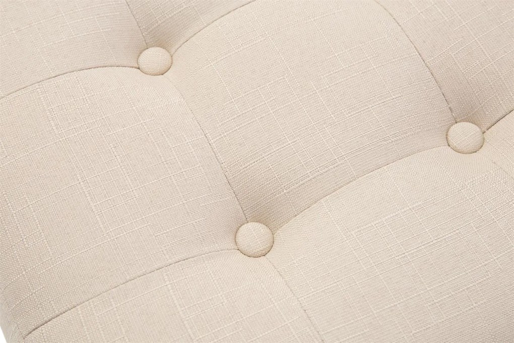 Conjunto de 2 bancos Pharao 46 x 45 x 45 cm Creme