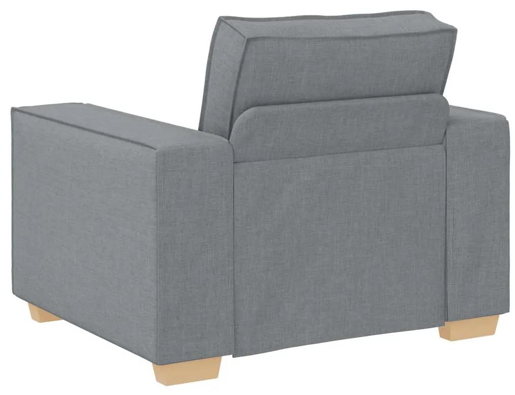 Sofá-cadeira Cinza Claro 60 cm Tecido