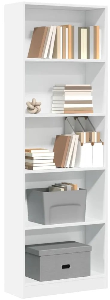 vidaXL Estante 60x24x176 cm derivados de madeira branco