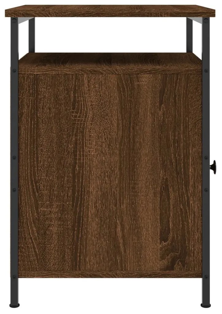 Mesas cabeceira 2pcs 40x42x60cm deriv.madeira carvalho castanho