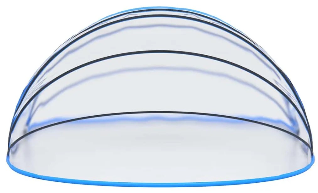 Cúpula de piscina oval 530x410x210 cm