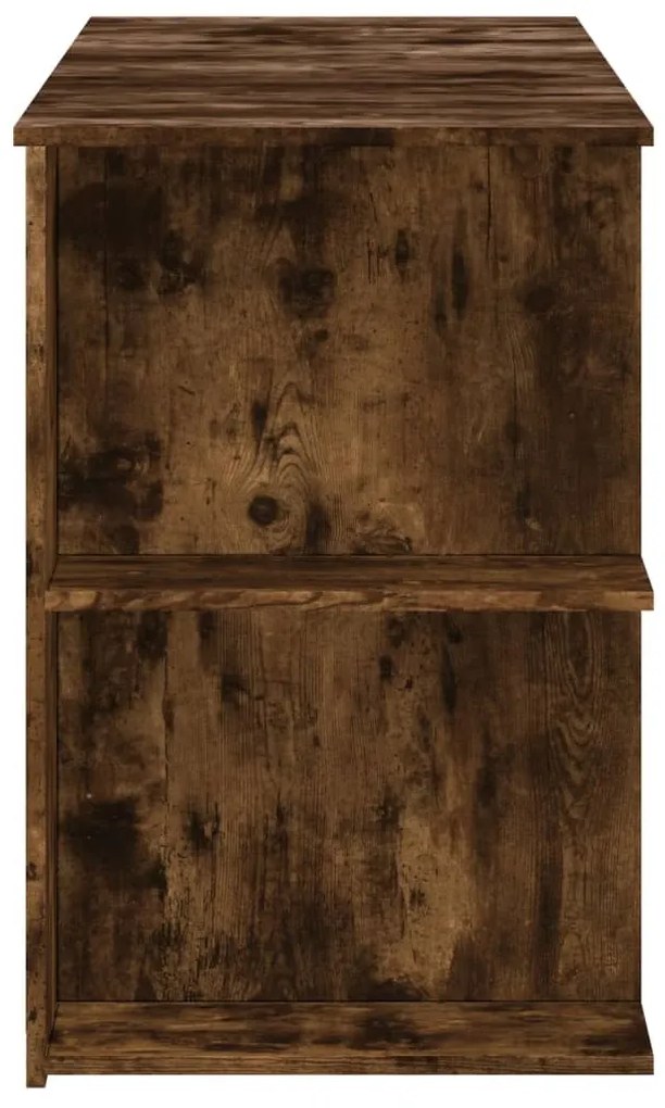Secretária 140x50x75 cm derivados de madeira carvalho fumado