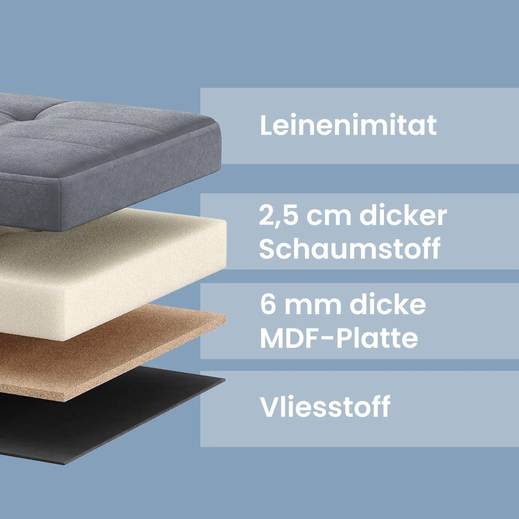 Banco com espaço de arrumação em veludo 38 x 38 x 38 cm cinzento ardósia