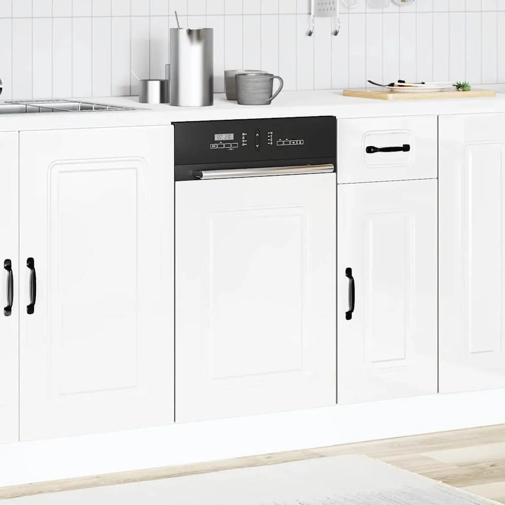 Painel máquina lavar louça Kalmar 45x1,5x67 cm branco brilhante