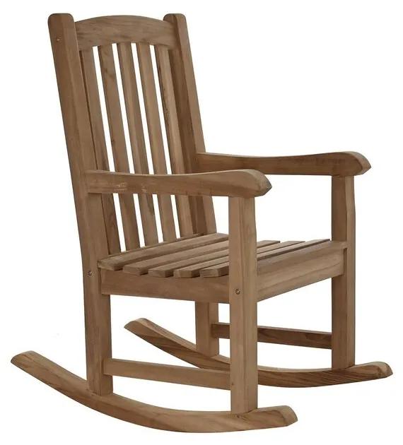 Cadeira de baloiço DKD Home Decor Castanho (56 x 87 x 102 cm)