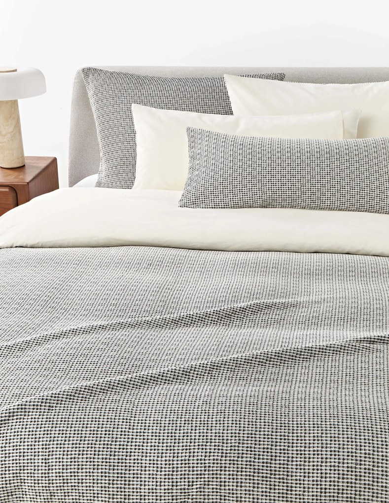 Capa de edredão em favo de mel piqué Clemente