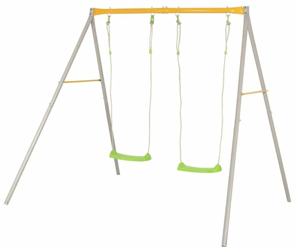 TRIGANO Conjunto de baloiços DUETTO 210x190x190 cm aço J-10253P6
