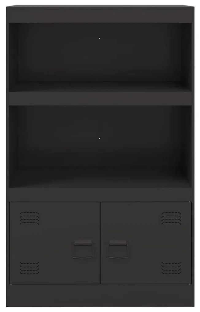 Aparador 67x39x107 cm aço preto