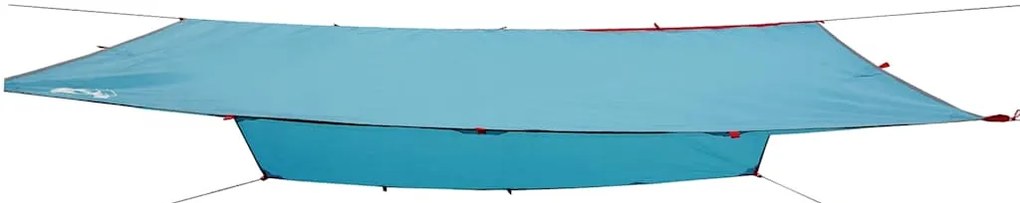 Lona de campismo 300x294 cm impermeável azul