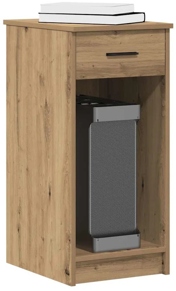 vidaXL Suporte torre de computador com gaveta 35x45x77 cm artisiano