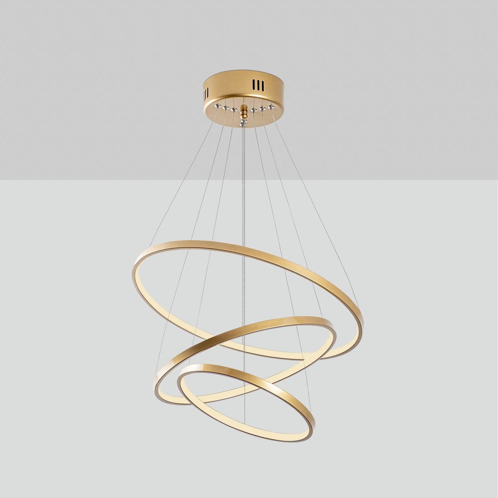 Chandelier Simit – Dourado – 50x80x50 cm