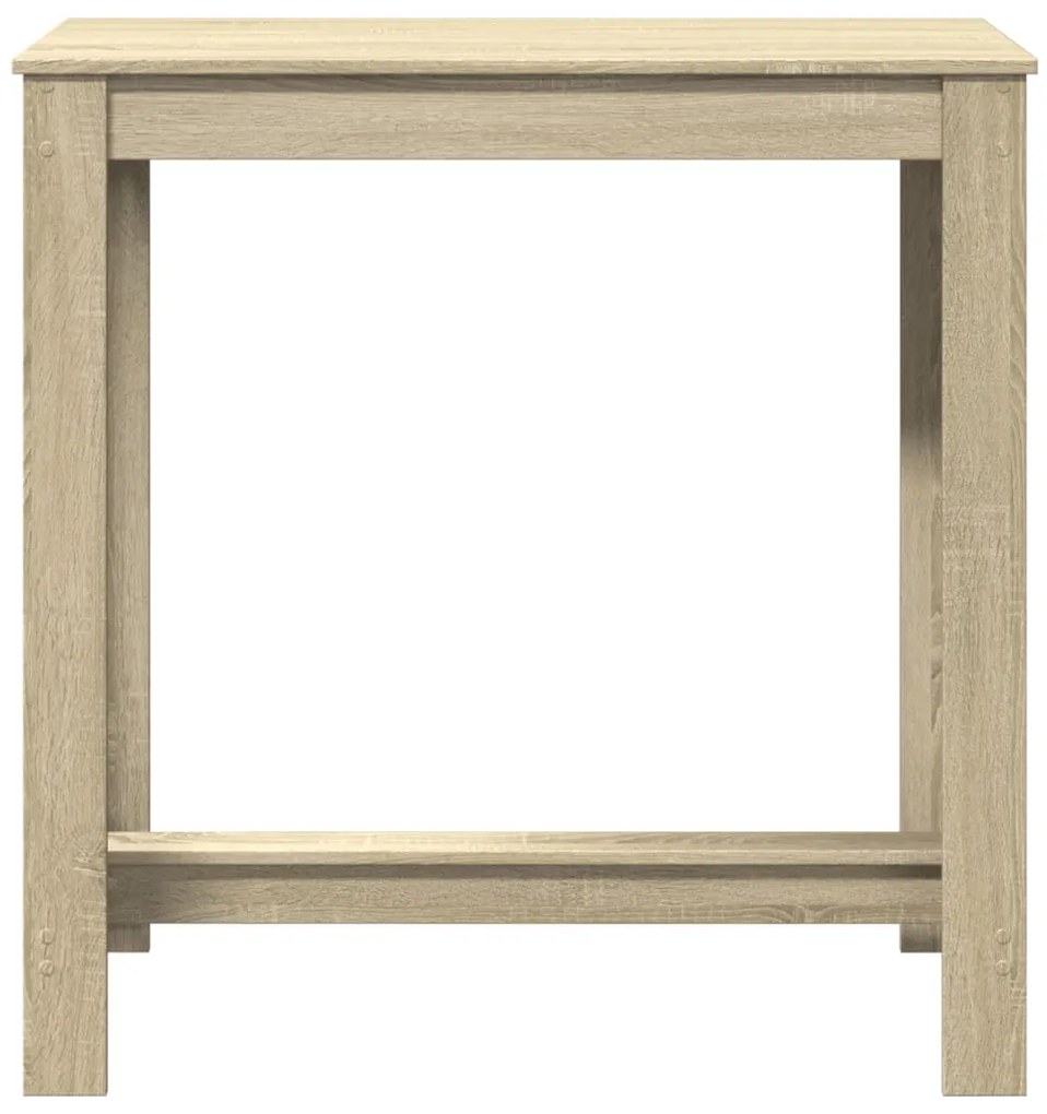 Mesa de bar 102x50x103,5cm derivados de madeira carvalho sonoma