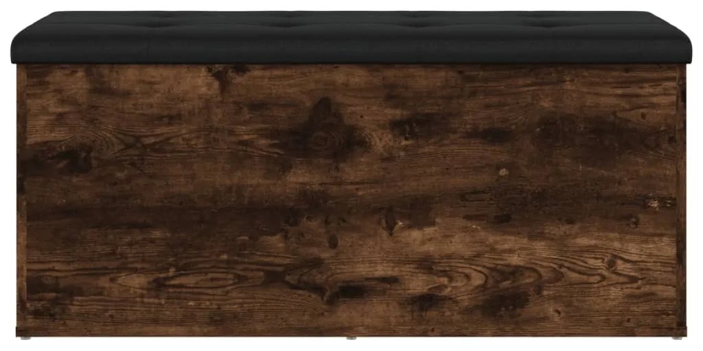 Banco arrumação 102x42x45 cm derivados madeira carvalho fumado