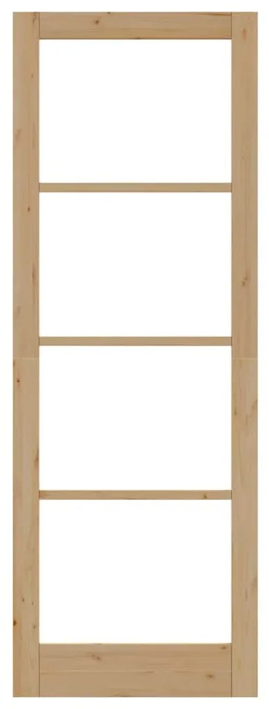 porta interna com vidro "ORKDAL" 83x232x4 cm de madeira sólida de pinh