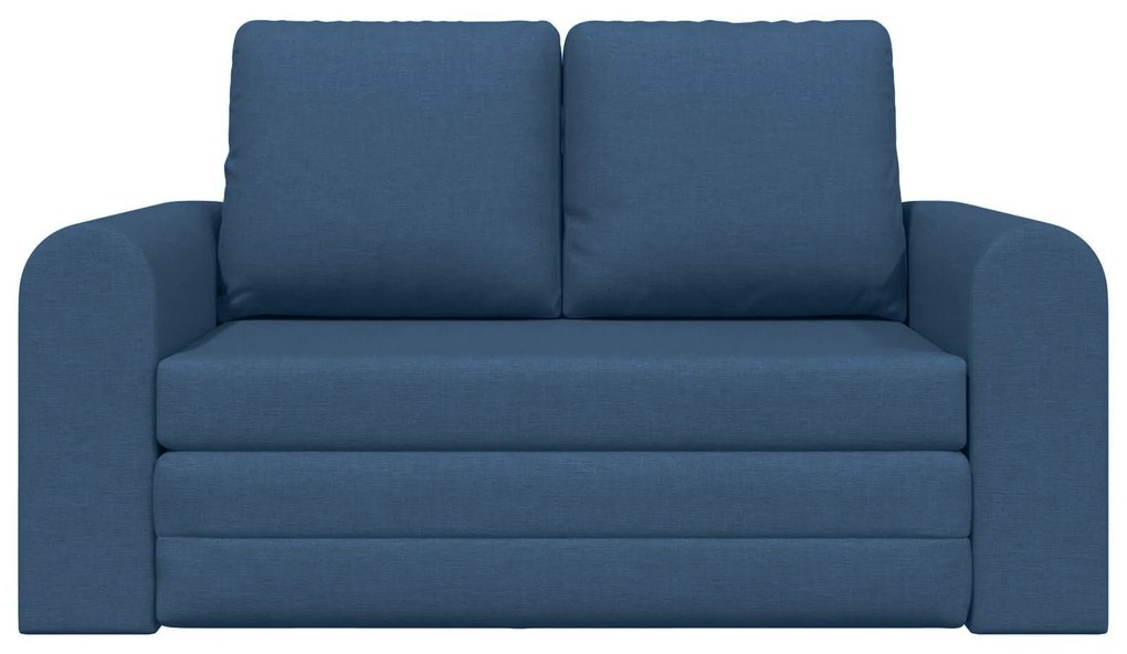 Sofá Cama 2 em 1 Azul 148x71x83 cm Tecido
