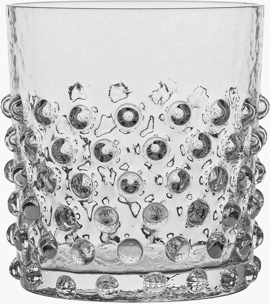 Copos artesanais Hobnail, conjunto de 2