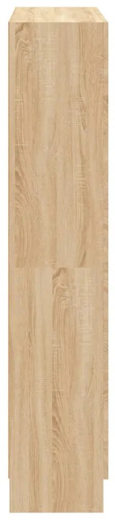 Estante 82,5x30,5x150 cm derivados de madeira carvalho sonoma