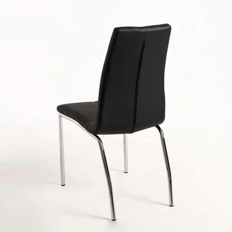 Conjunto de 2 Cadeiras Klima - Preto - Design Nórdico