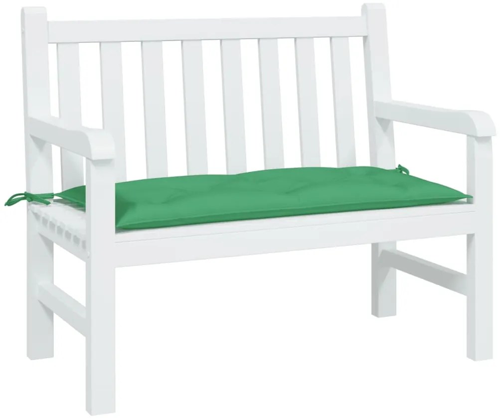 Almofadão p/ banco de jardim 100x50x7cm tecido oxford verde