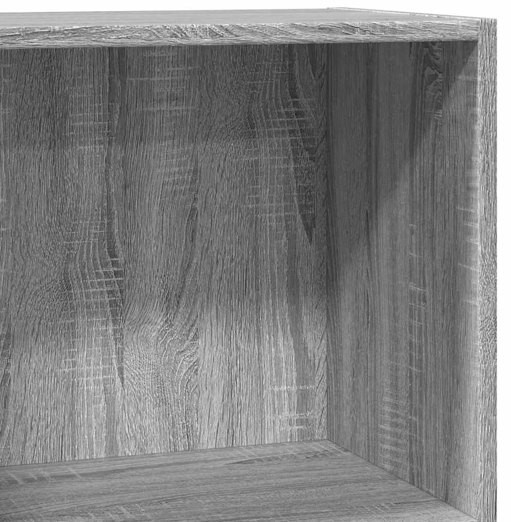 Estante 40x24x76 cm derivados de madeira cinzento sonoma