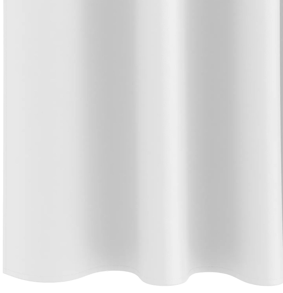 Cortinas opacas 2 pcs Branco Puro 245 x 140 cm Poliéster