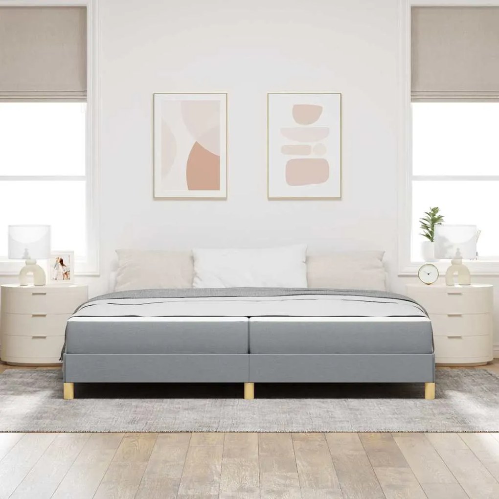 Cama Box Taupe, Marrom 200 x 200 cm