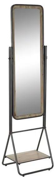 Espelho de pé DKD Home Decor Prateleira Metal Abeto (47 x 41 x 177 cm)