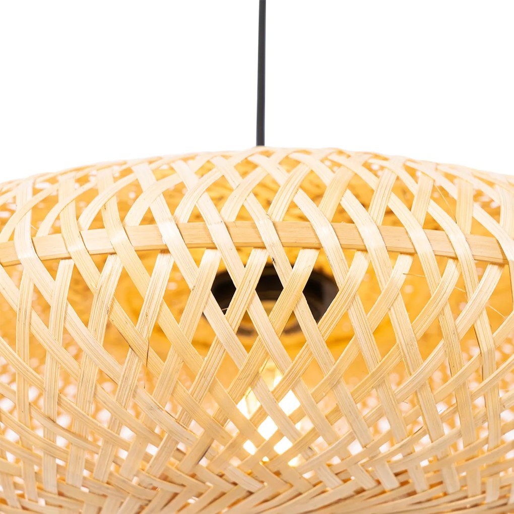 Candeeiro de suspensão oriental em bambu 40 cm - Ostrava Oriental