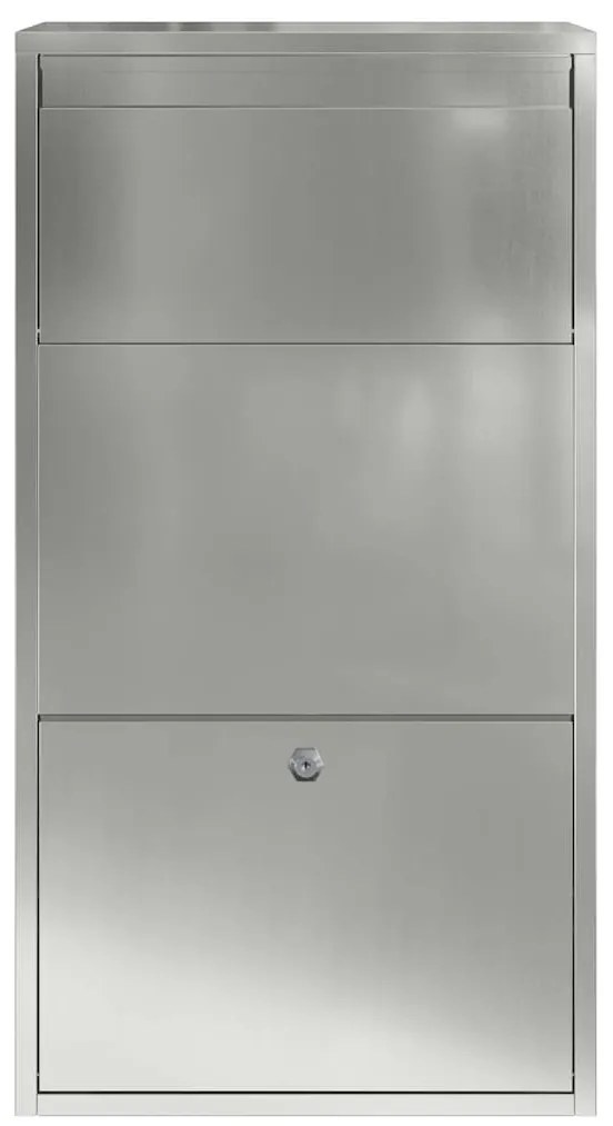 Caixa de entrega de pacotes 44x22x82 cm Aço Galvanizado