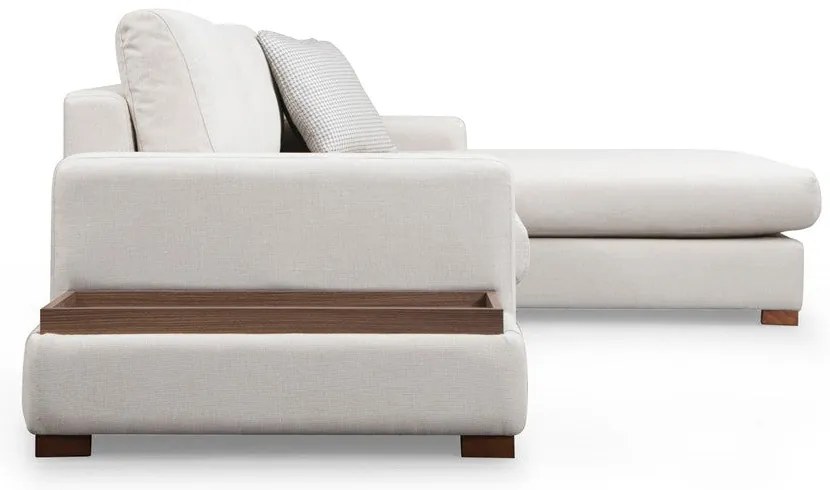 Sofá de Canto Loop - Branco - 312 cm x 194 cm