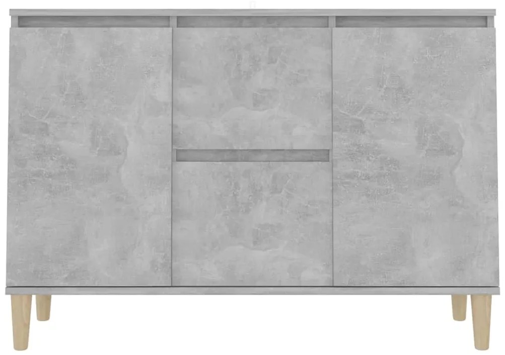 Aparador 101x35x70 cm derivados de madeira cinzento cimento