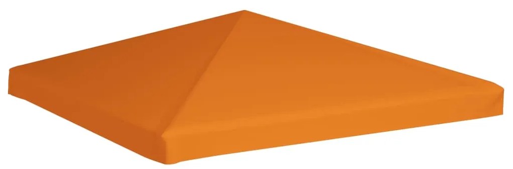 Cobertura de gazebo 310 g/m² 3x3 m laranja