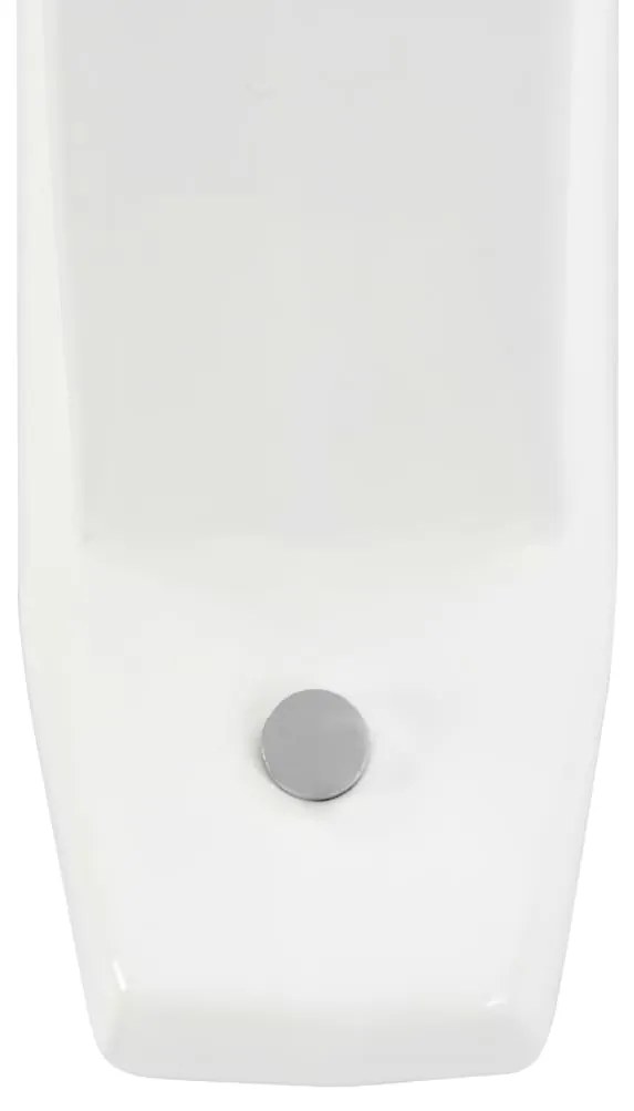 Divisória de privacidade p/ urinol de parede cerâmica branco