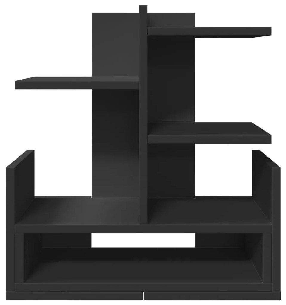 Organizador de secretária 49x20x52,5 cm derivados madeira preto