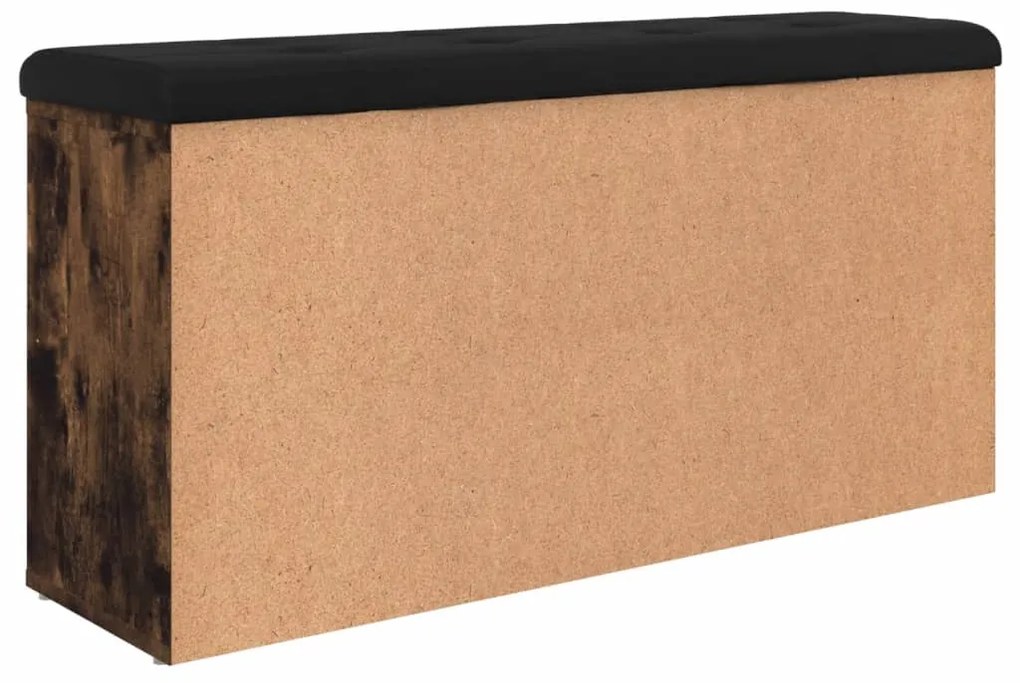 Banco sapateira 102x32x50 cm derivados madeira carvalho fumado