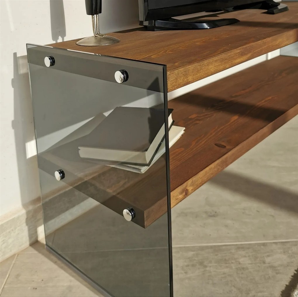 Móvel TV TV100 – Nogal – 120 cm x 45 cm x 35 cm