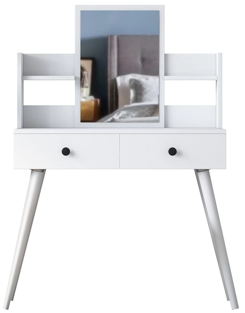 Mesa de Maquilhagem BJ102 – Branco – 103x111,8x40 cm