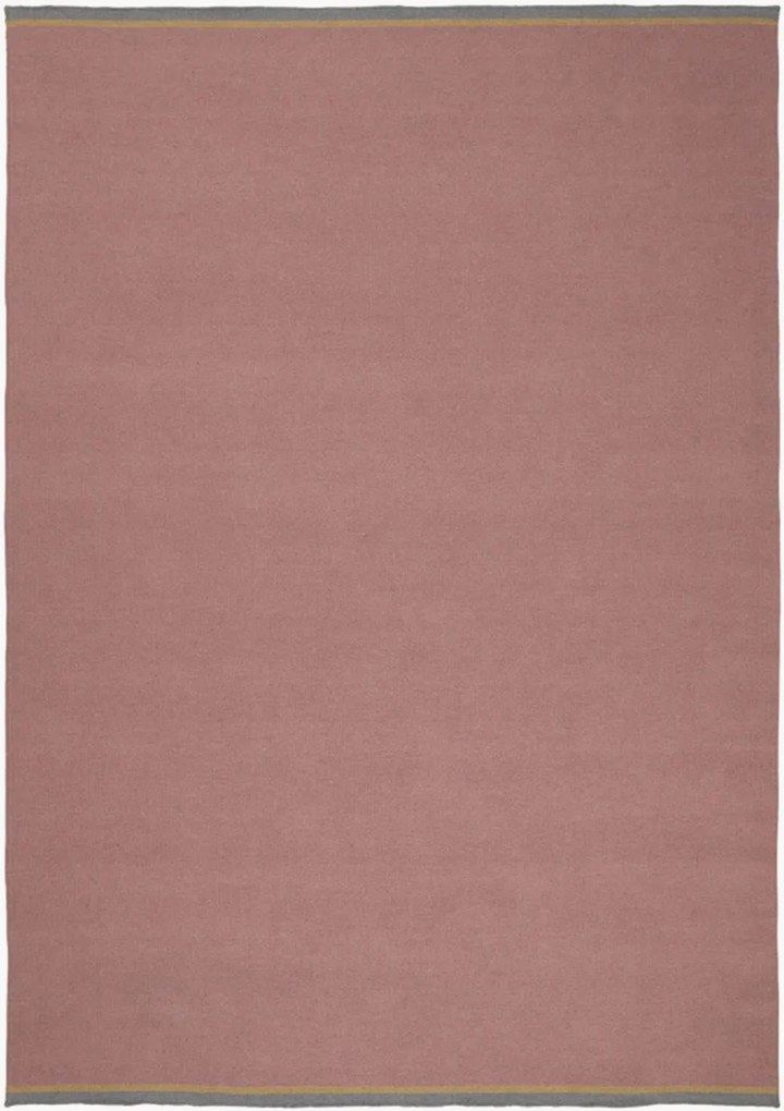 Tapete em lã artesanal de pelo curto Margun