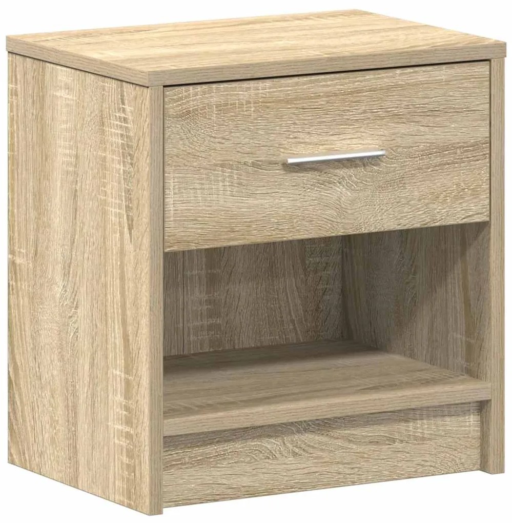 Mesas de cabeceira 2 pcs com gaveta 39x28x41 cm carvalho sonoma