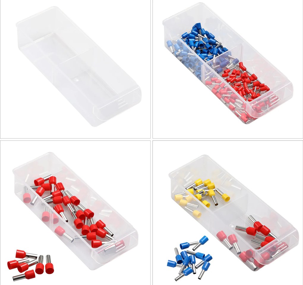 Organizador com 78 compartimentos para pequenas peças 47,5 x 38 x 16 cm Laranja + Cinzento