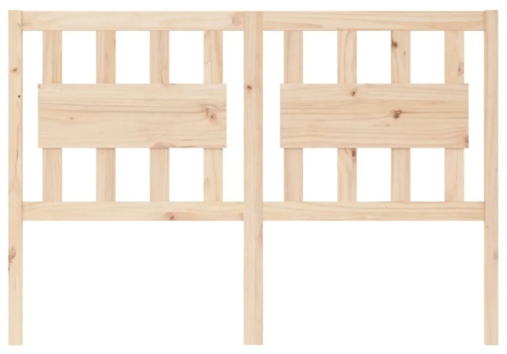 Cabeceira de cama 140,5x4x100 cm pinho maciço