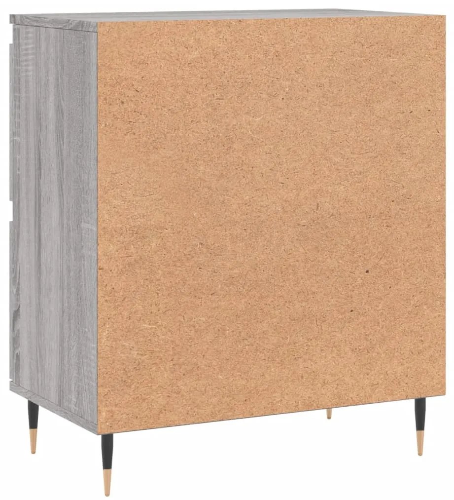 Aparador 60x35x70 cm derivados de madeira cinzento sonoma