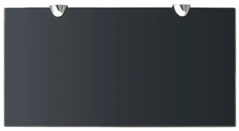 Prateleira flutuante vidro 40x20 cm 8 mm