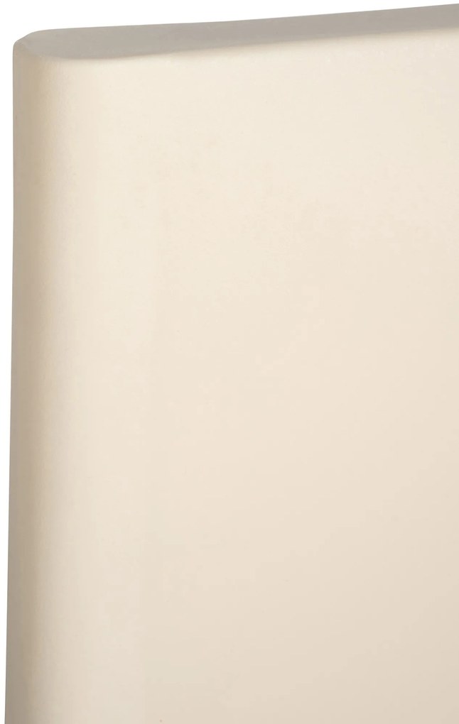 Banco de bar empilhável Genua 43 x 114 x 41 cm Creme