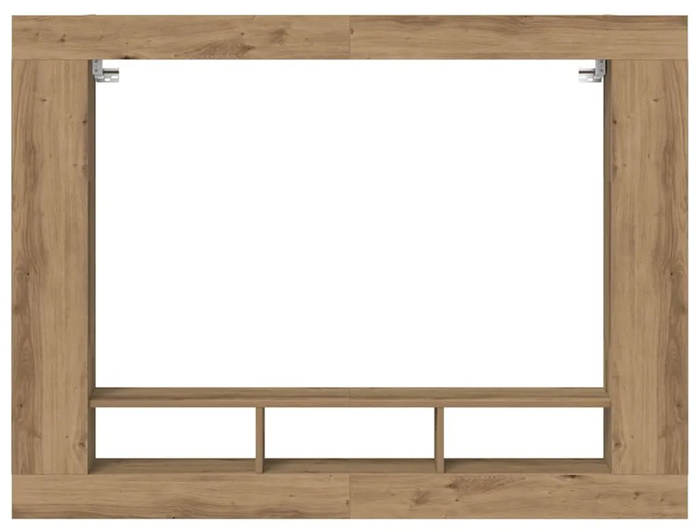 Armário de TV Wall-Mounted vidaXL Carvalho Artesanal 152x22x113 cm