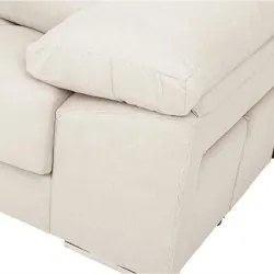 Chaise Longue Esquerda FAUSTO - Bege Crystal 6