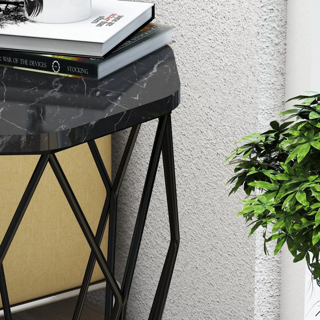 Mesa de Apoio Sofya – Preto – 46x57x46 cm