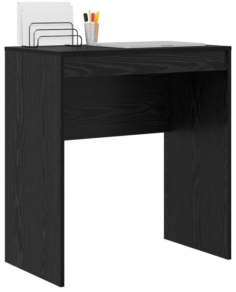 mesa de escrita Carvalho Preto Madeira engenheirada 70 x 40 x 76 cm